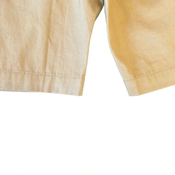 London Fog Shorts Color: Ash Stone Flat Front Chino Tan NWT Men’s Size 34 - Picture 10 of 15